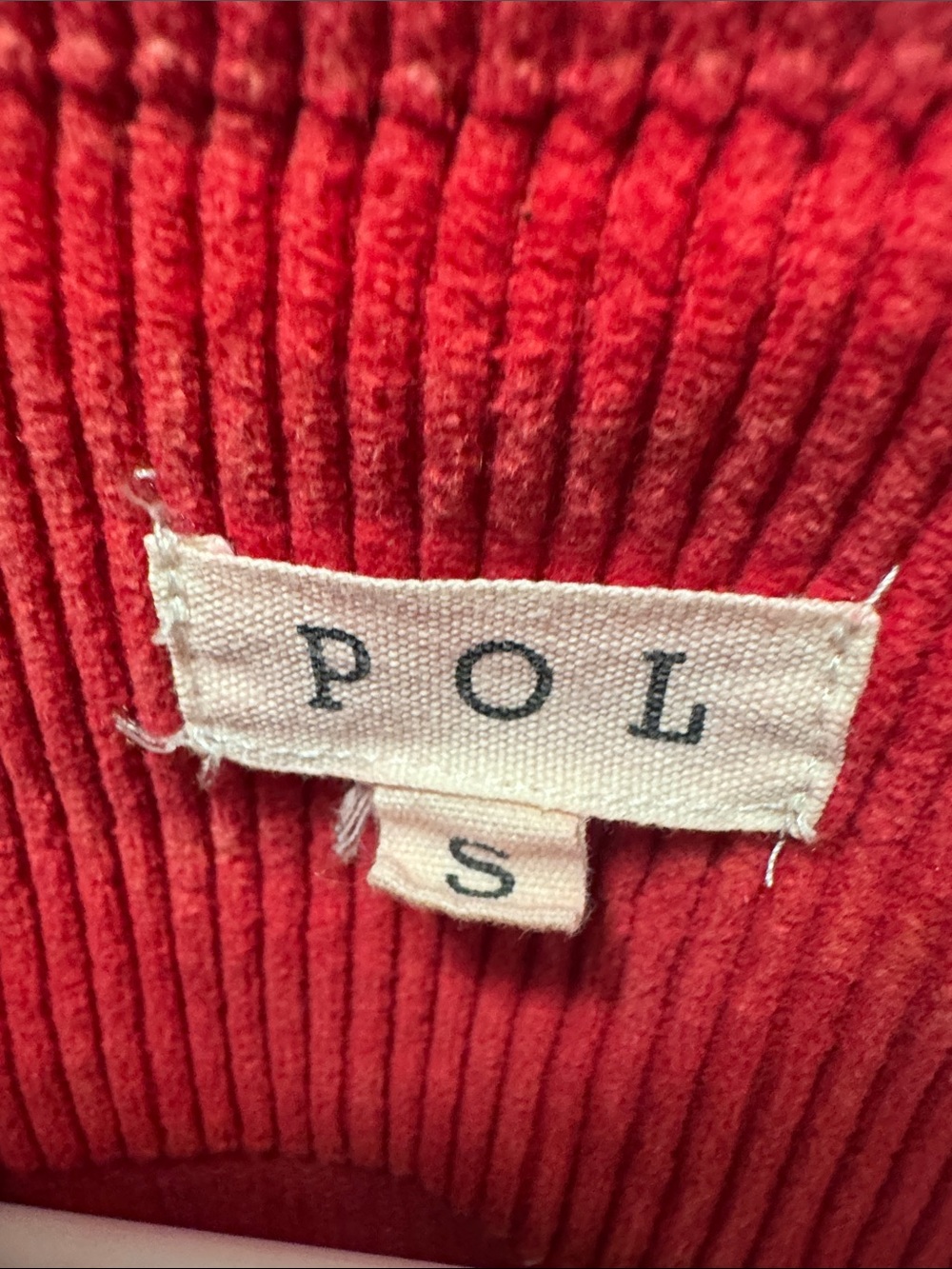 Corduroy Crop Jacket in Red - Women(1) - Picture 2 of 3